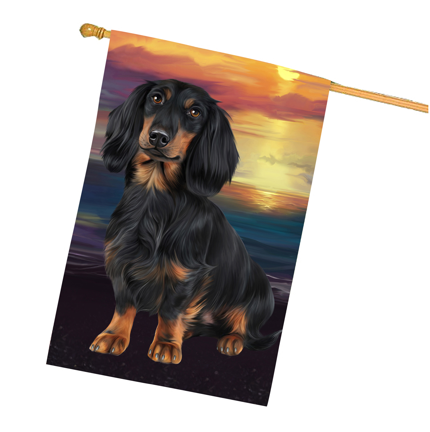 Dachshund Dog House Flag Holiday Double Sided 28"x40" Many Designs NWT NEW - Picture 71 of 95