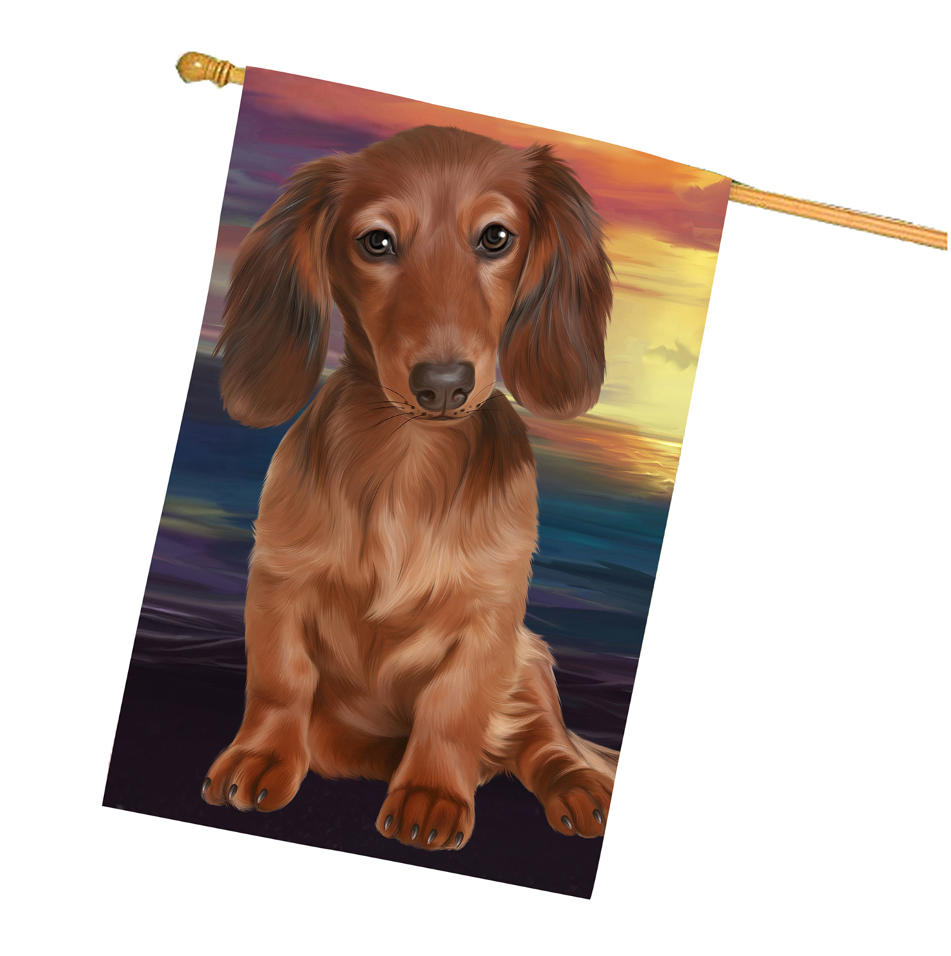 Dachshund Dog House Flag Holiday Double Sided 28"x40" Many Designs NWT NEW - Picture 72 of 95