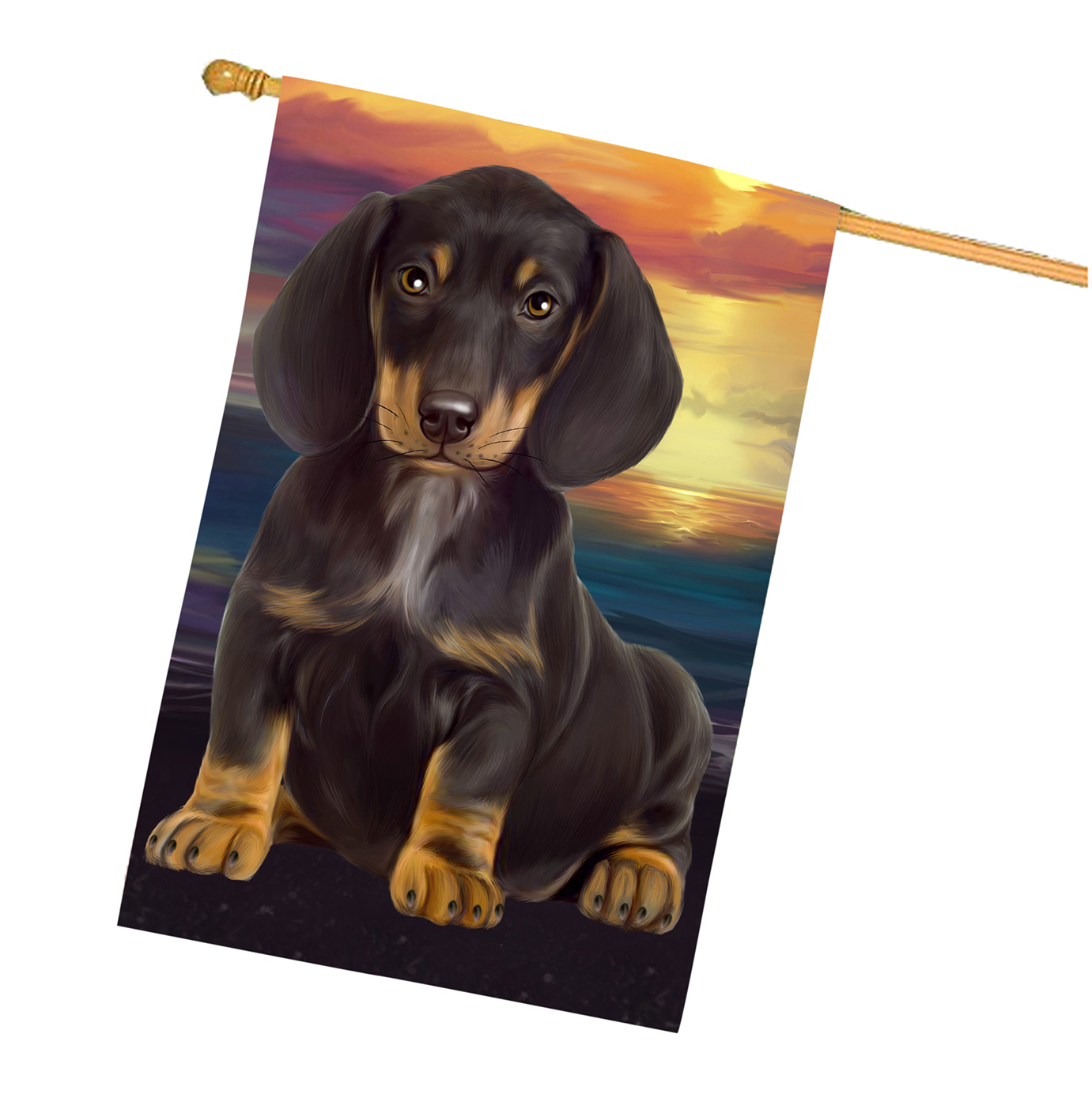 Dachshund Dog House Flag Holiday Double Sided 28"x40" Many Designs NWT NEW - Picture 73 of 95
