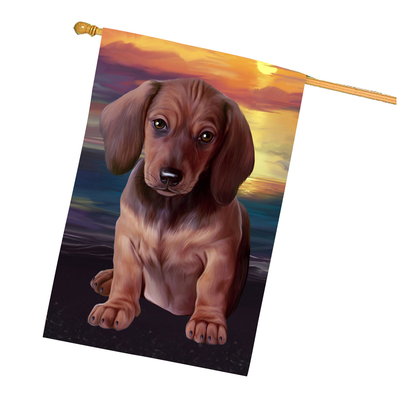 Dachshund Dog House Flag Holiday Double Sided 28"x40" Many Designs NWT NEW - Picture 74 of 95