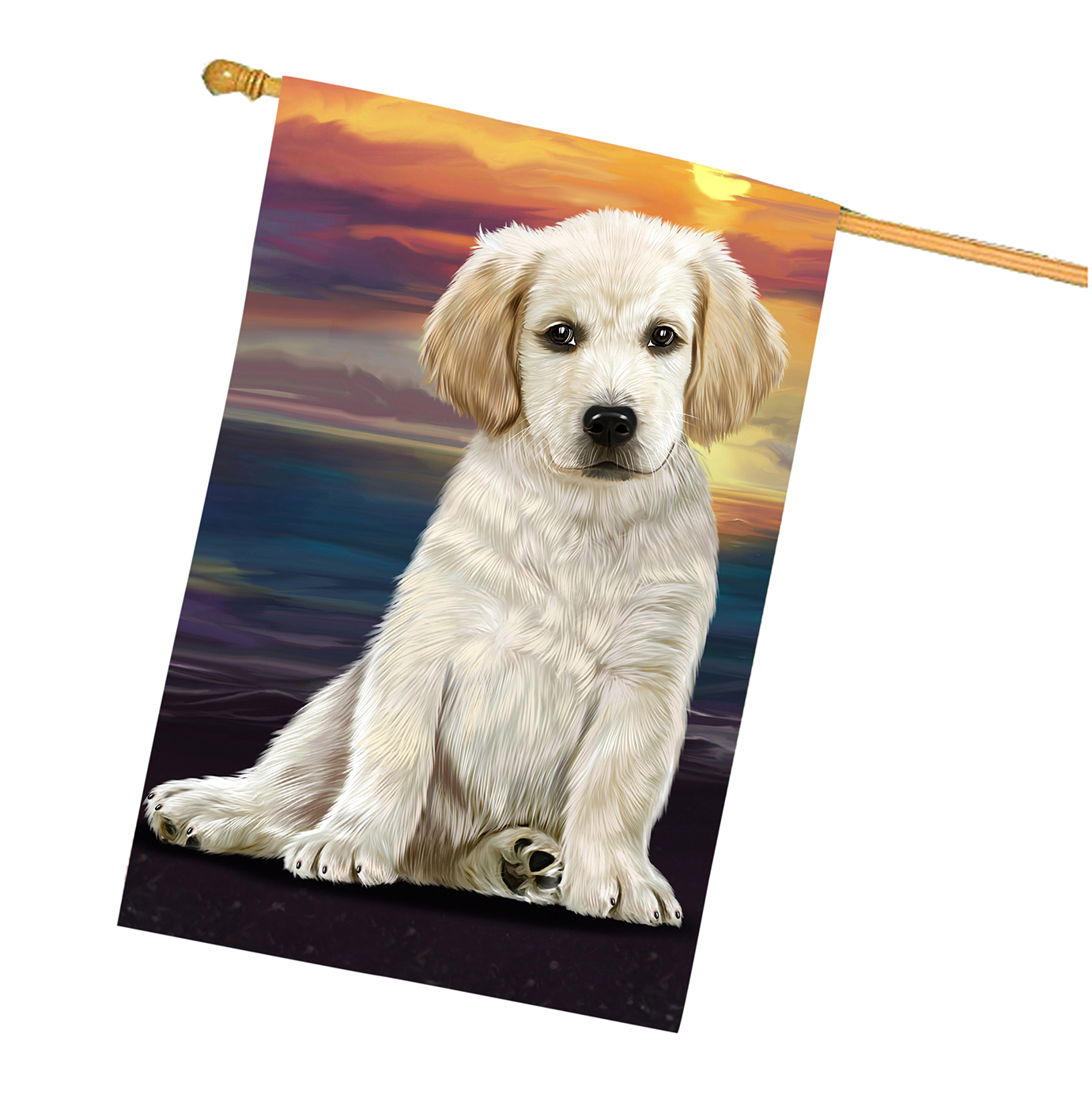 Labrador Dog House Flag Holiday Double Sided 28"x40" Many Designs NWT NEW - Picture 72 of 92