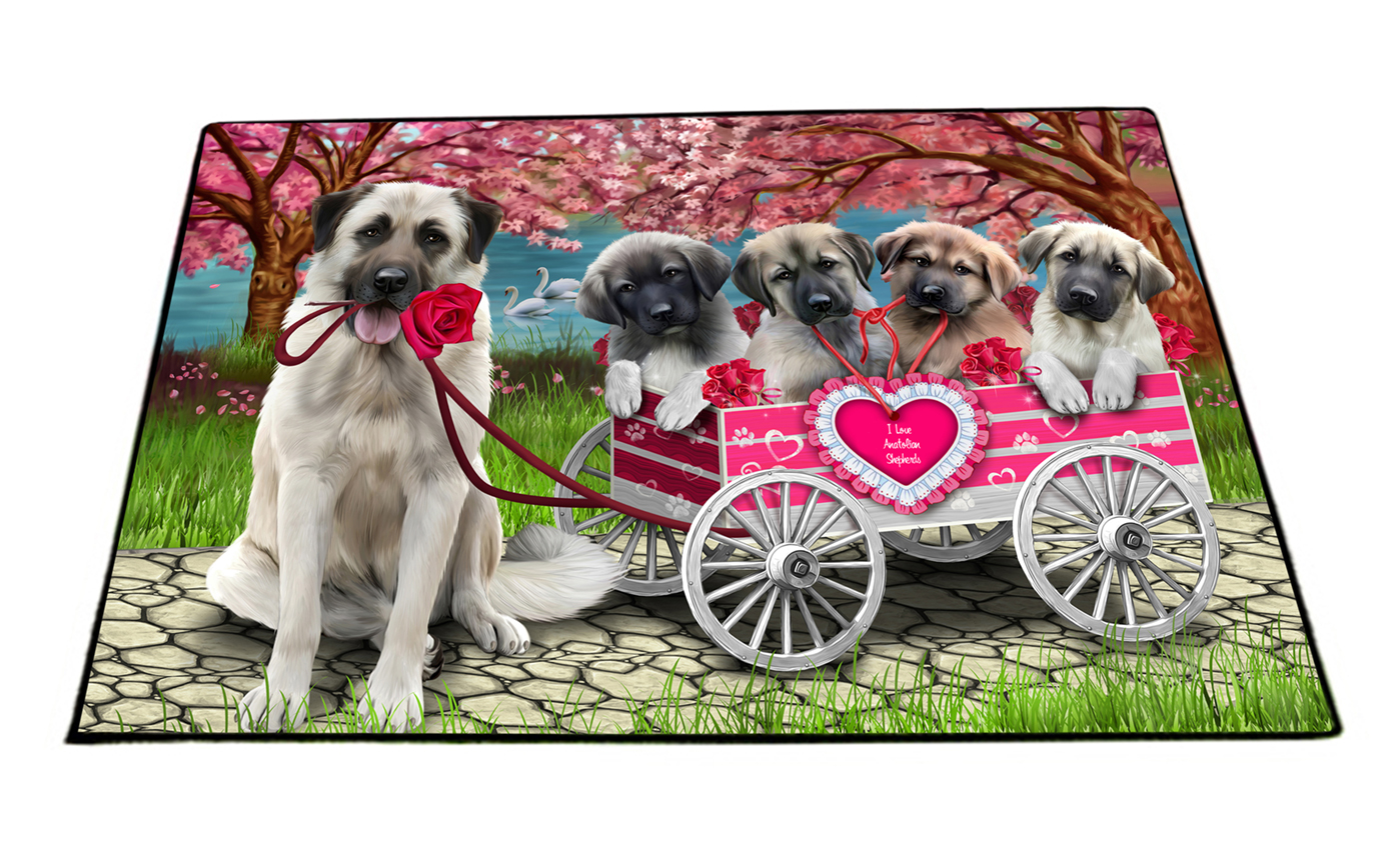 Anatolian Shepherd Dog Floor Mat Personalized Door Mat Valentine Day NWT - Picture 43 of 47