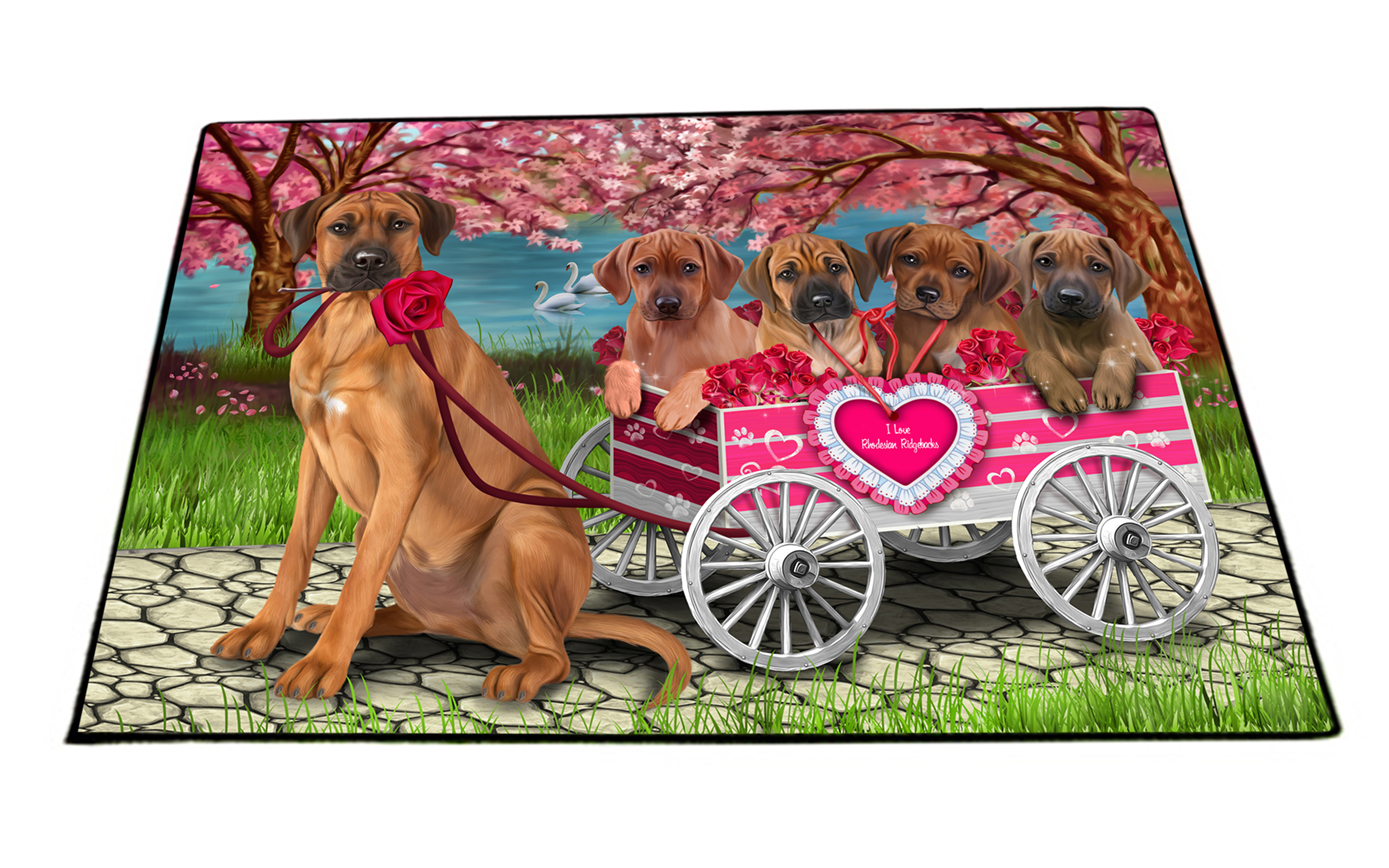 Rhodesian Ridgeback Dog Floor Mat Personalized Door Mat Valentine Day NWT - Picture 44 of 48