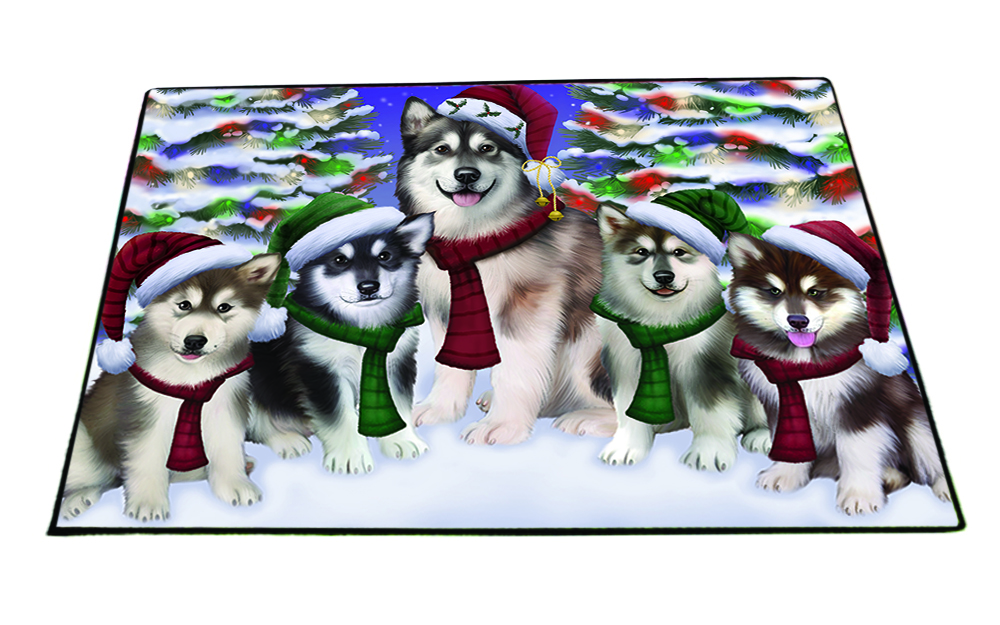 Alaskan Malamute Dog Floor Mat Personalized Pet Door Mat Valentine Day NWT - Picture 13 of 50